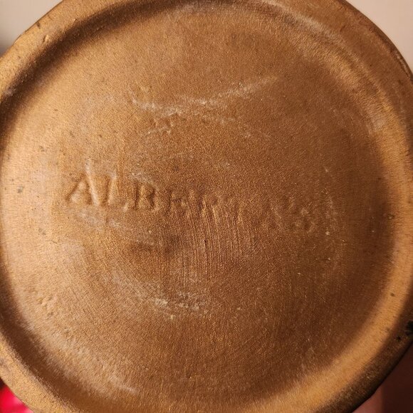 70s MCM Santa Claus Art Pottery Booze Decanter With Removable Hat Lid 11" H x 4" - Picture 8 of 11